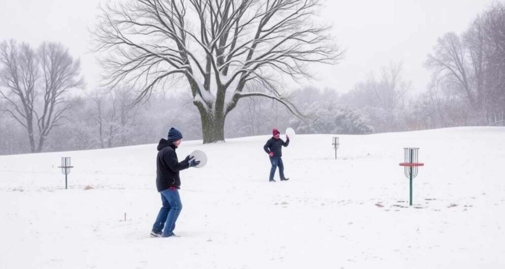 Disc Golf in Winter