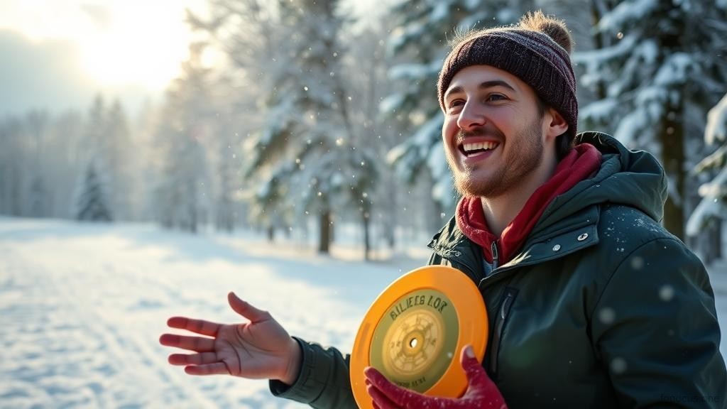 disc golf winter game